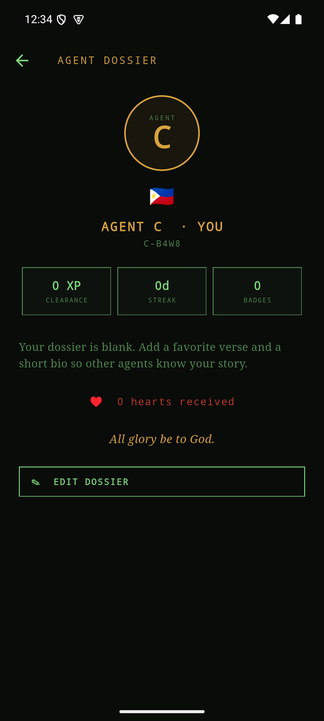 CCIA Agent Dossier — anonymous profile